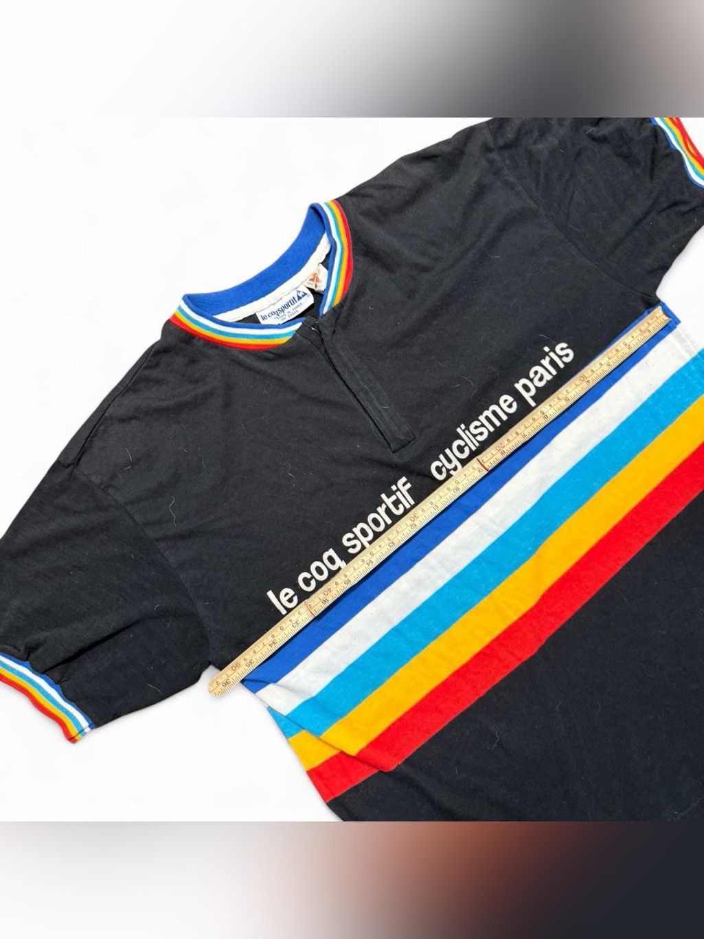 Vintage Le Coq Sportif Cyclisme Paris Jersey — image 6 of 6